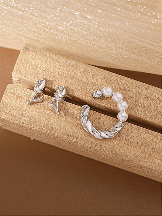 3pcs Earrings Set For Party Evening Daily Festival Plastic Alloy for Women