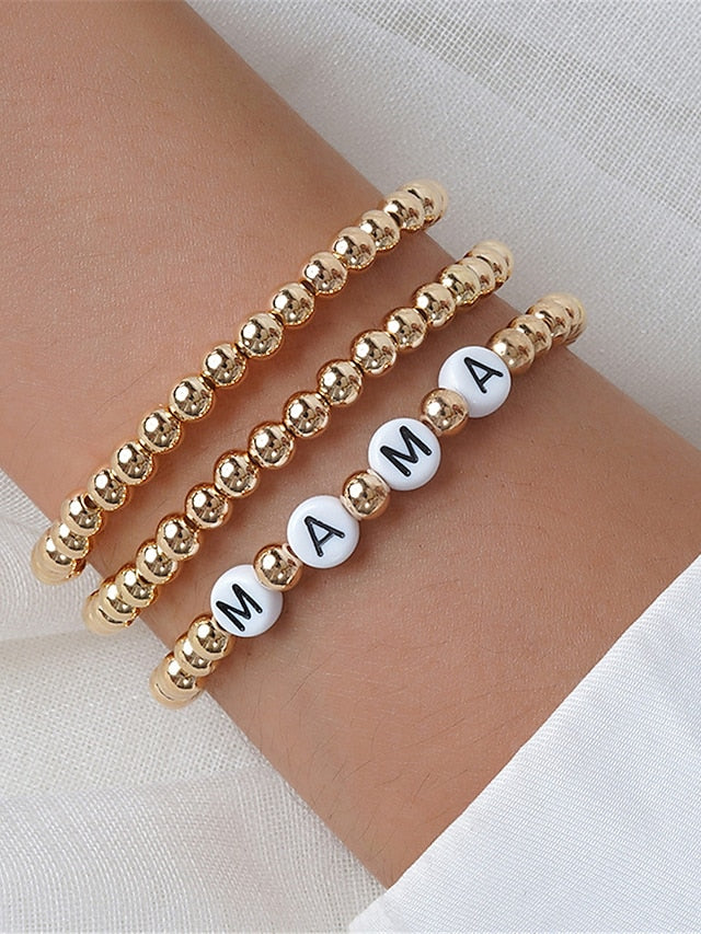 Bracelets Fashion Outdoor Letter Bracelets & Bangles for Women