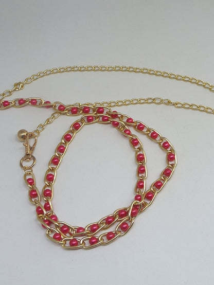 Chain Belt Metal Chain Metal Bucke Geometric Formal Party Daily Green White Black Blue for Women