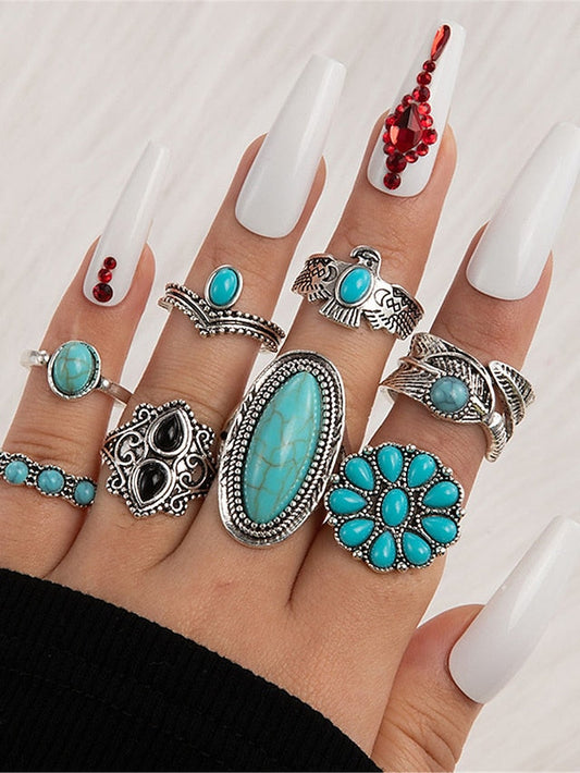 Rings Archaistic Holiday Floral Ring for Women