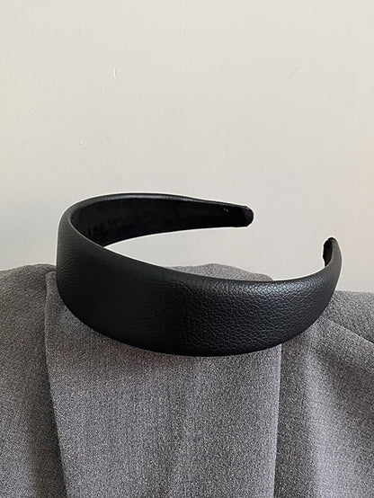 4pcs Girls' Headbands Leather Headband for Women - 4Pcs Wide Headbands Fashion Thick Hair Head Bands Diademas Para Mujer De Moda Hair Accessories for Women