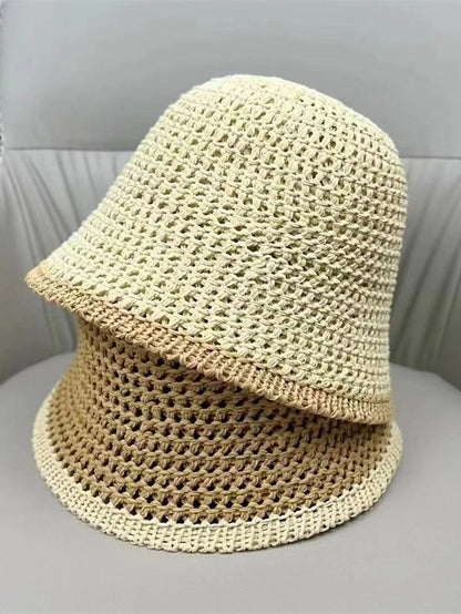 Simple Bucket Hat Spring Summer Casual Fisherman Caps for Women Couple Basin Hats for Women
