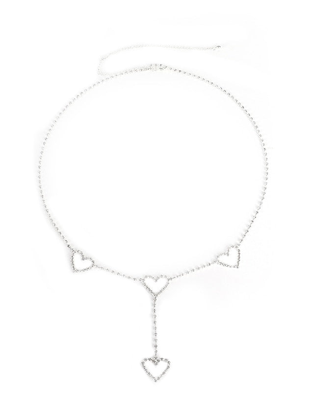 Belt Alloy Silver Gold Chain Daily Beach Pure Color for Women