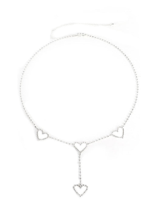 Belt Alloy Silver Gold Chain Daily Beach Pure Color for Women