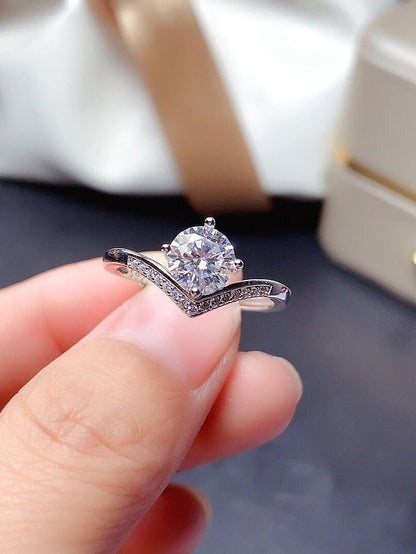 Wedding Ring For Anniversary Party Evening Gift Imitation Diamond Alloy Classic for Women