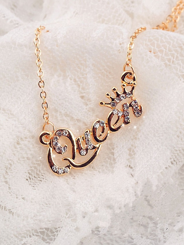 1PC Necklace For Gift Daily Alloy Classic Letter for Women