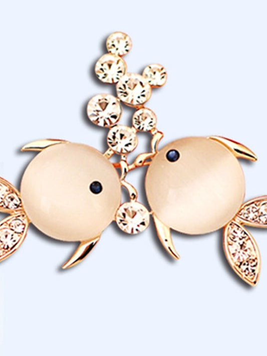 Brooches Classic Animal Personalized Stylish Brooch Jewelry Gold For Daily Date for Women