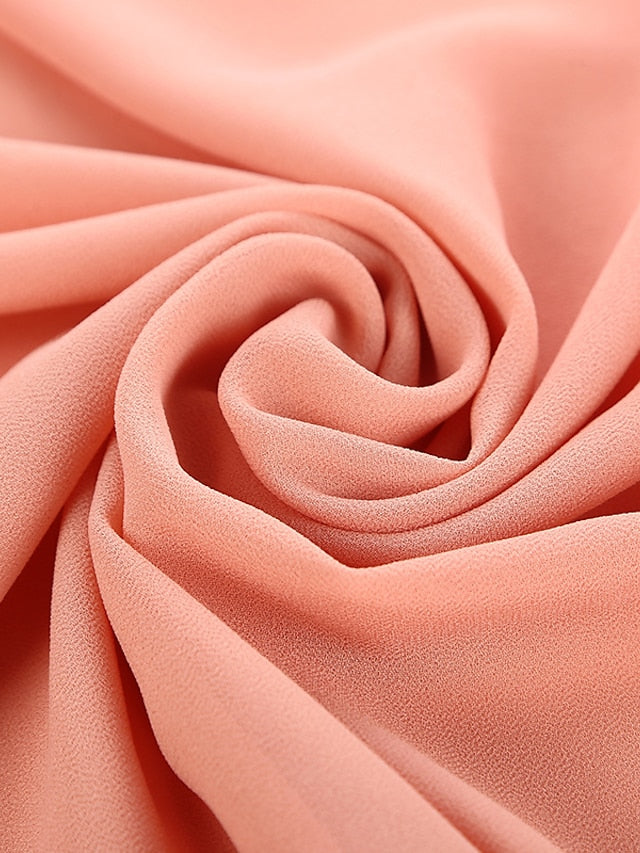Muslim Hijab Turban Home Party / Evening Daily Solid / Plain Color Polyester Lace Casual Casual / Daily 1 pcs for Women