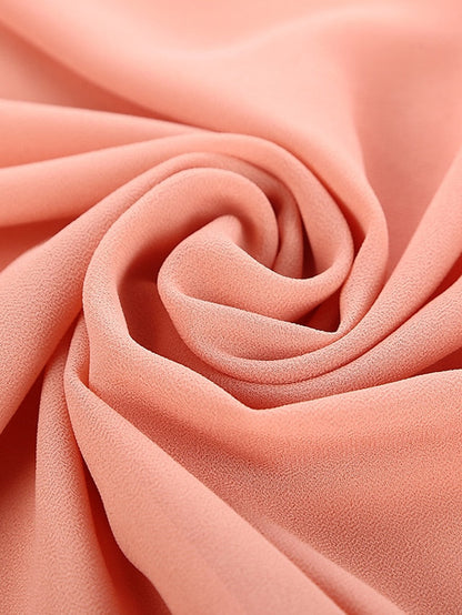 Muslim Hijab Turban Home Party / Evening Daily Solid / Plain Color Polyester Lace Casual Casual / Daily 1 pcs for Women