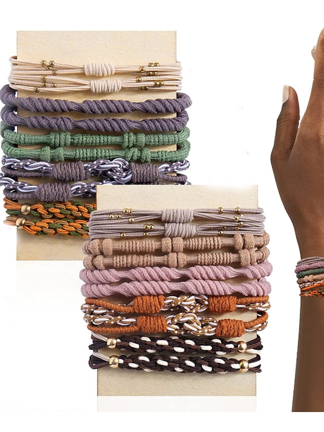 20pcs Hair Ties Hair Tie For Daily Thread Cord (Without the Card) for Women