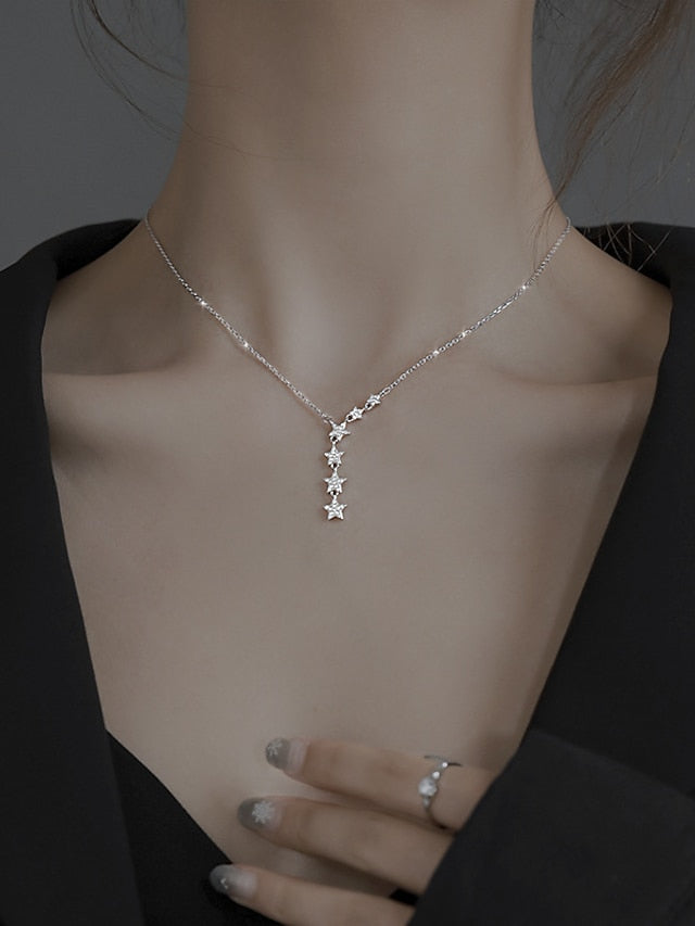 1PC Necklace Dolphin Tail Pendant Necklace for GirlsWomenCrystal Fish Tail Choker Necklace Jewelry Gift 14k Gold Plated Cute Open Heart Chain Necklace for Women Minimalist Jewelry Necklace for Women