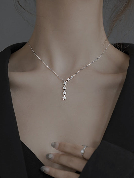 1PC Necklace Dolphin Tail Pendant Necklace for GirlsWomenCrystal Fish Tail Choker Necklace Jewelry Gift 14k Gold Plated Cute Open Heart Chain Necklace for Women Minimalist Jewelry Necklace for Women