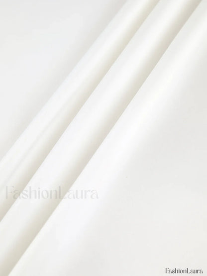 Pearl Decor Graceful Strapless Midi Dress