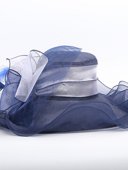Hat Bucket Hat Sun Hat Black Royal Blue Orange Party Outdoor Dailywear Floral Floral Portable Windproof Comfort for Women