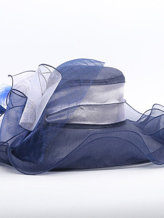 Hat Bucket Hat Sun Hat Black Royal Blue Orange Party Outdoor Dailywear Floral Floral Portable Windproof Comfort for Women
