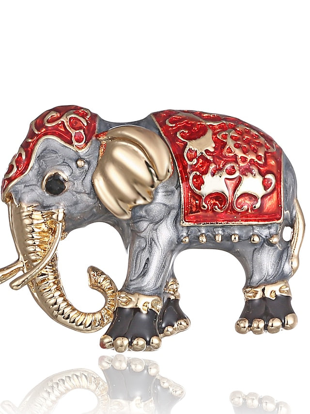 Brooches Classic Animal Cartoon Brooch Jewelry Red For Street Date for Women