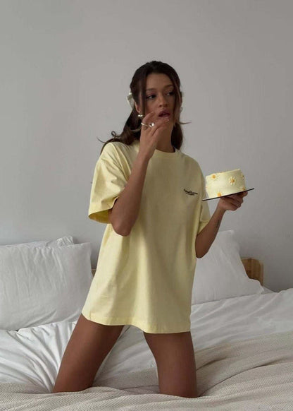 Lemon Drop - Relaxed Fit Cotton Tee