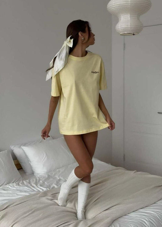 Lemon Drop - Relaxed Fit Cotton Tee