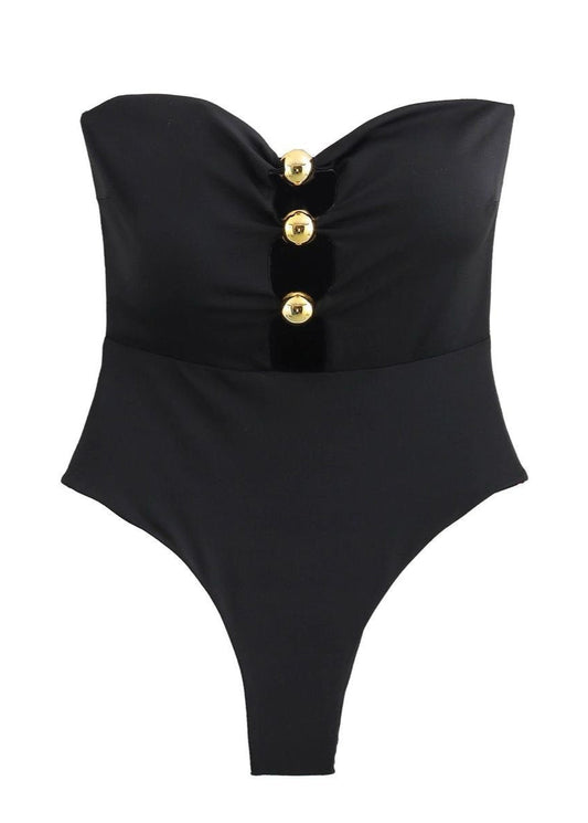 Isla Bandeau Ring One-Piece Swimsuit