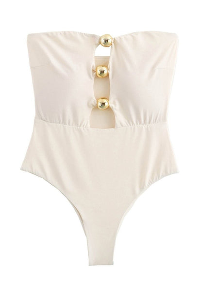 Isla Bandeau Ring One-Piece Swimsuit