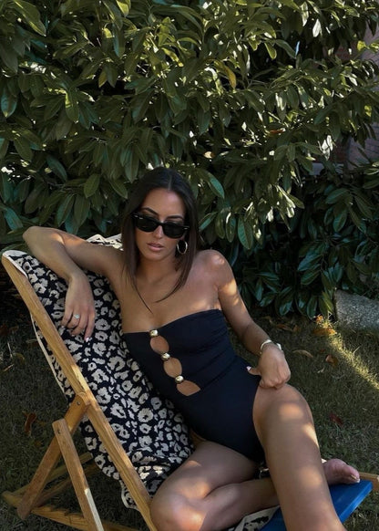 Isla Bandeau Ring One-Piece Swimsuit