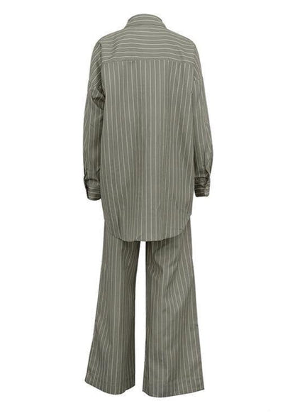 Mila - Striped Two-Piece Lounge Set