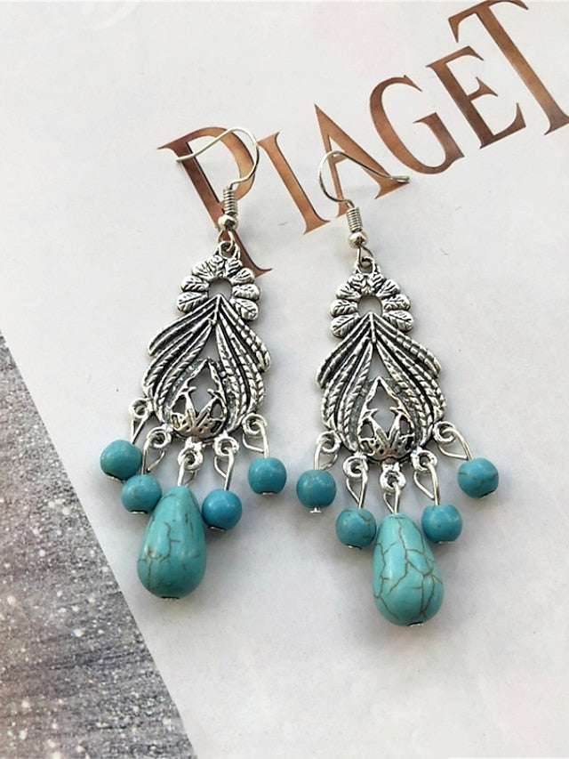 Earrings Exaggerated Outdoor Leaf Earring for Women