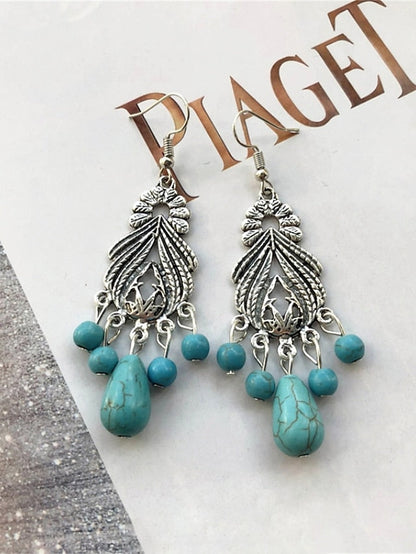 Earrings Exaggerated Outdoor Leaf Earring for Women