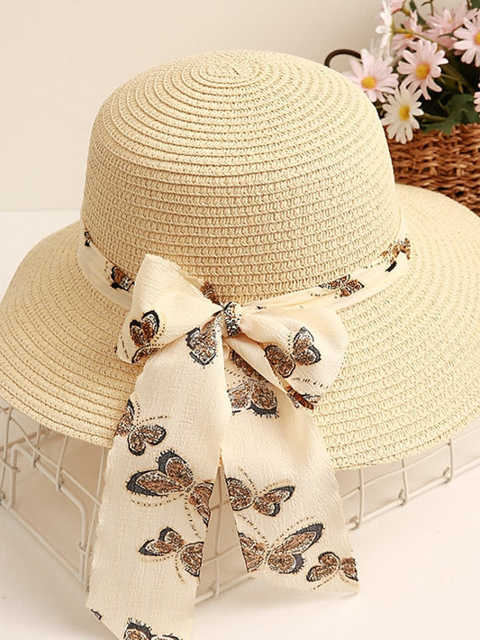 Sun Hat Holiday Straw Vacation Casual Beach Sunscreen Breathability Comfortable 1 pcs for Women