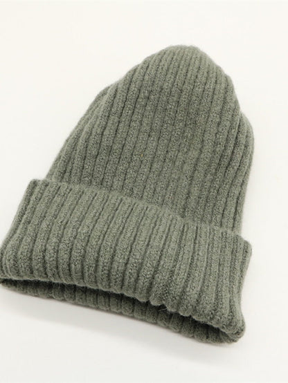Hat Beanie / Slouchy Winter Hats Green Pink Khaki Outdoor Street Dailywear Knit Pure Color Windproof Comfort Warm for Women