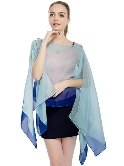 Scarves Shawl Party Holiday Chiffon Vacation Casual Bohemia Sunscreen Outdoor 1 PC for Women