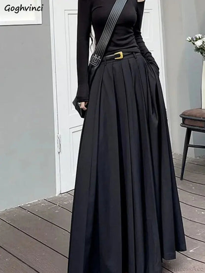 Pleated Extended Classic Skirt