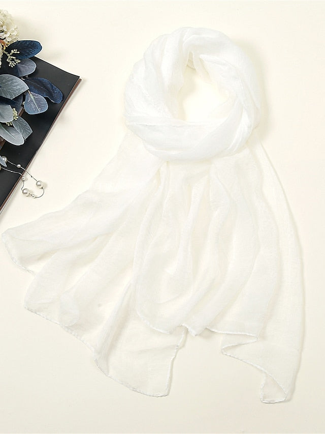 Fashion Street Pure Color Headwear for Women