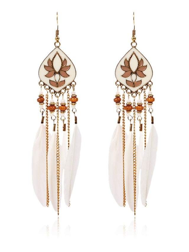 Earrings Ethnic Style Street Color Block Earring for Women