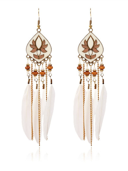 Earrings Ethnic Style Street Color Block Earring for Women