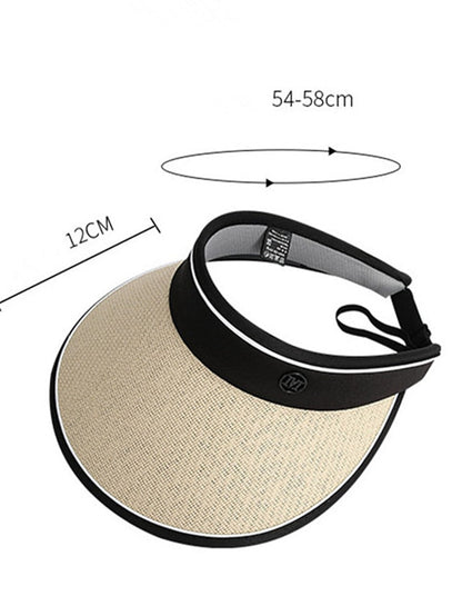 Straw Hat Outdoor Daily Holiday Straw Sports & Outdoors Casual Beach Sunscreen Casual / Daily 1 pcs for Women