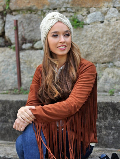 Muslim Inner Hijab Caps Bohemia Turban Cross Wrap Head Indian Hat Knitting Hijab Bonnet Turbante Cap for Women Wear for Women