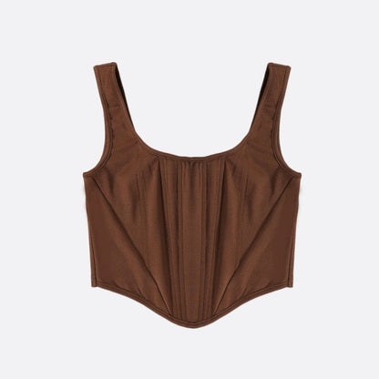 High Quality Corset Top Y2k Arrivals Lined House of Cb Top Bone Top Coffee FeCrop Top For Party Club
