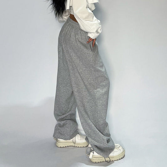 Pantalones anchos holgados casuales de moda para mujer