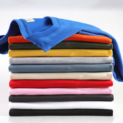 Camiseta informal de algodón con estampado de letras para hombre y mujer, talla grande, manga corta y cuello redondo
