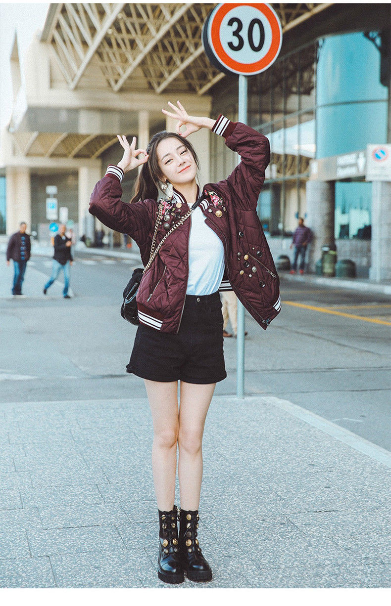 Women Casual Basic Rolled High-Waist Denim Shorts