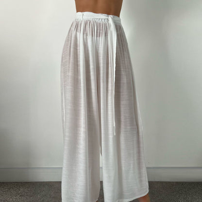 Women Fashion Casual Loose Beach Seaside Vacation Pants