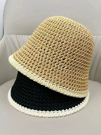 Simple Bucket Hat Spring Summer Casual Fisherman Caps for Women Couple Basin Hats for Women