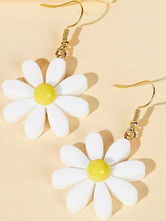 Earrings Elegant Street Flower Earring for Women