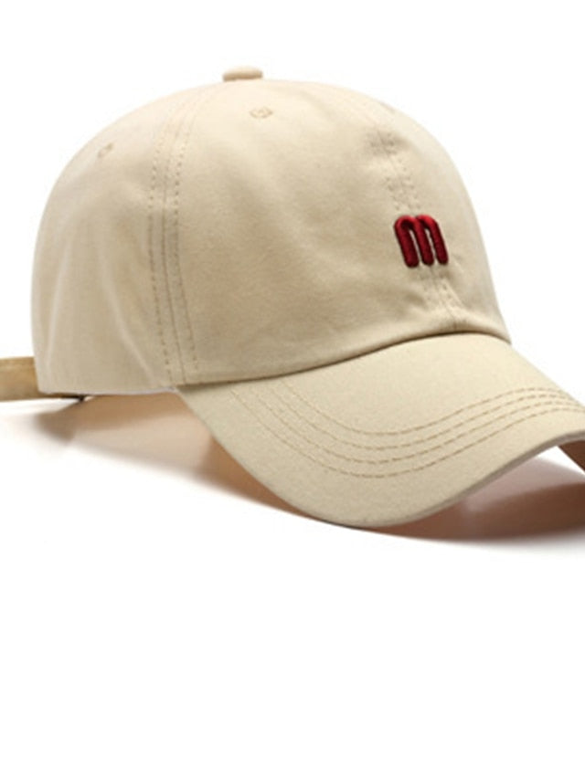 Men's Sun Hat Baseball Hat Daily Holiday Solid / Plain Color Cotton Sports & Outdoors Simple Breathability Casual / Daily 1 pcs for Women