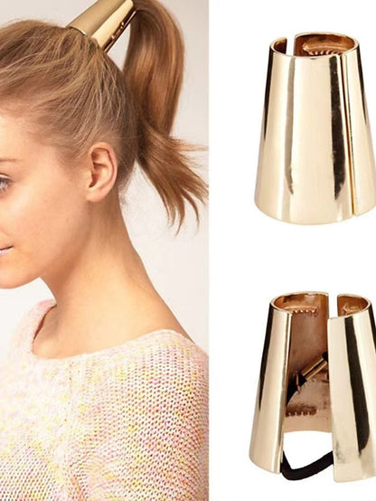 1PC Hair Clip For Gift Daily Holiday Date Sequins Alloy Silver Golden for Women