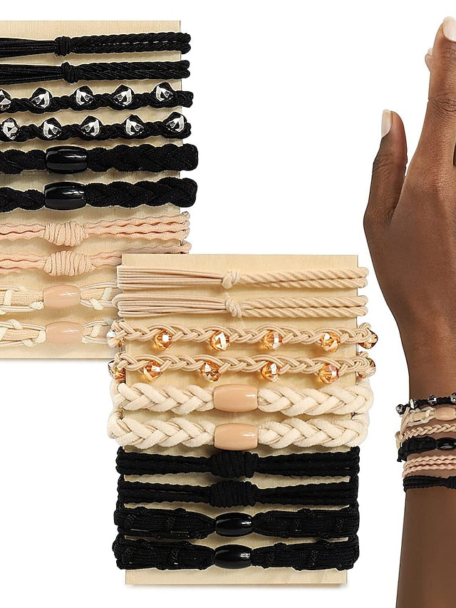 20pcs Hair Ties Hair Tie For Daily Thread Cord (Without the Card) for Women