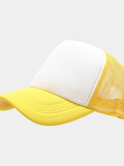 1pcs Unisex Cap Casual Plain Mesh Baseball Cap Adjustable Snapback Hats For Women Men Hip Hop Trucker Cap Streetwear Dad Hat for Women