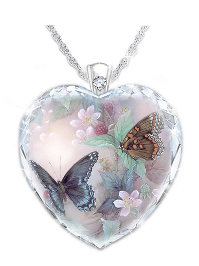 necklace Vintage Outdoor Butterfly Necklaces / Spring / Summer / Fall / Winter / Red for Women