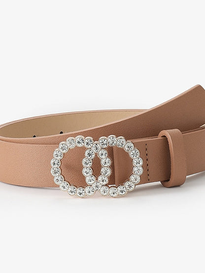 Belt Leather White Black Camel Khaki Coffee Waist Belt Outdoor Street Daily Holiday Pure Color / Spring / Summer / Fall / Winter / Alloy for Women